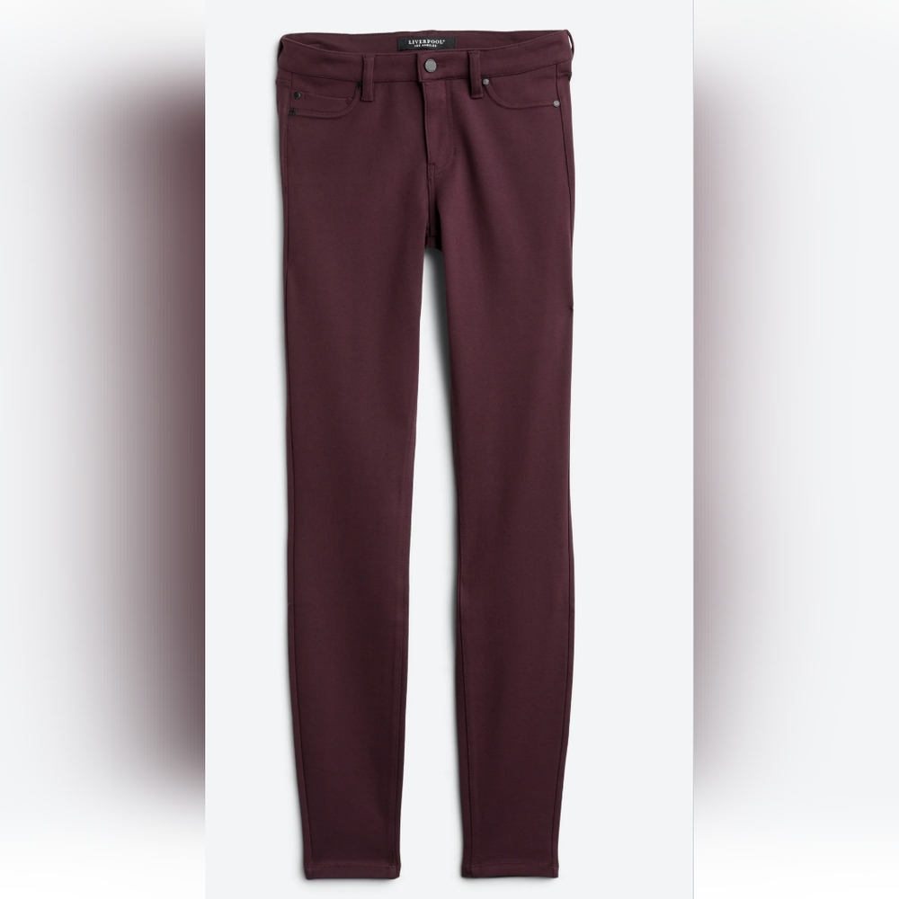 Liverpool Skinny Pant Dark Purple 12P